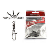     namazu hs 2x rolling swivels, bn,  8. test-9 