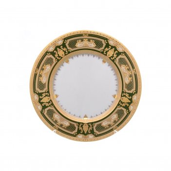   23  falkenporzellan  donna green gold (6 )