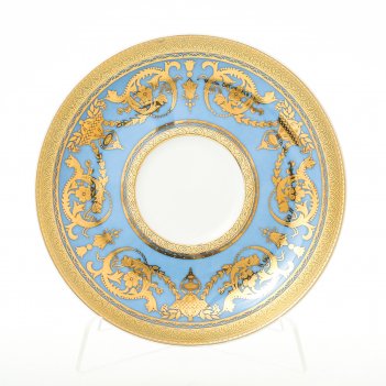   falkenporzellan imperial blue gold