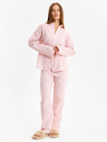   (, ) KAFTAN : pink leopard,  48-50
