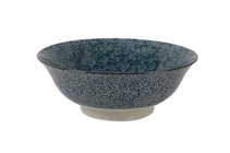 Old fashion petrol blue bowl 20cm