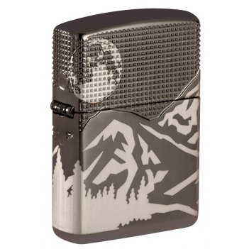  zippo armor   high polish black ice, /, 