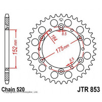   jt sprockets jtr853-47,  520, 47 