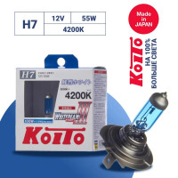    koito whitebeam h7 12v 55w (100w) 4200k ( 2 .) . p0755w