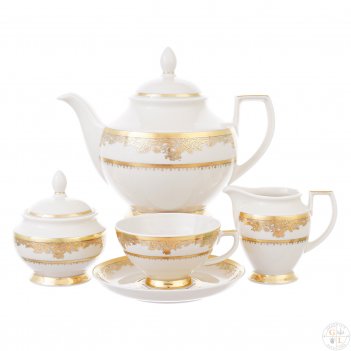   falkenporzellan cream gold 6  17 