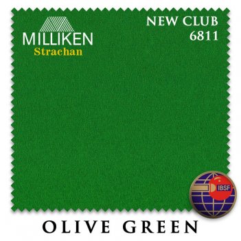  milliken strachan snooker 6811 new club 196 olive green