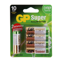   gp super, aa, lr6-10bl, 1.5, 8+2 .