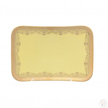  falkenporzellan maxim square - lillet yellow gold 25,5 