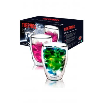   double-wall glass tumbler, 270 