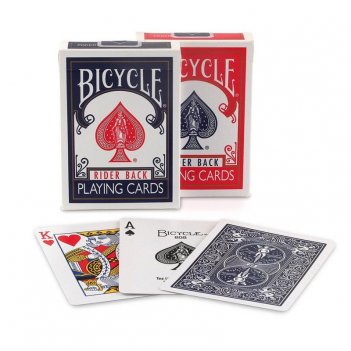 bicycle 807/808 classic tuck rider back std red/blue