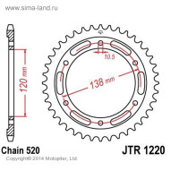   jt sprockets 1220.36,  520, 36 