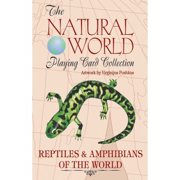 reptiles  amphibians of the natural world playing cards