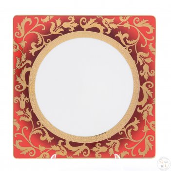   falkenporzellan tosca bordeaux gold 27(6 )