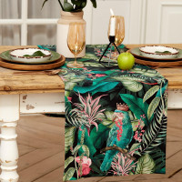   tropical parrots 40*146 , 100% ,  190 /2