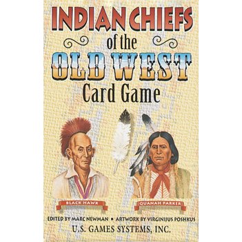  indian chiefs of the old west game  playing cards