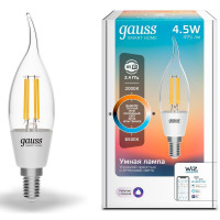   Gauss IoT Smart Home E14 4.5 495lm Wi-Fi (.:1) (1280112)