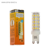   Ecola LED Premium, G9, 8 , 4200 K, 360, 65x19 