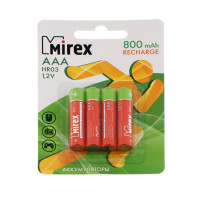  Mirex, Ni-Mh, AAA, HR03-4BL, 1.2, 800 , , 4 .