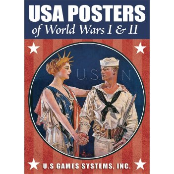  usa posters of world wars i and ii poker deck