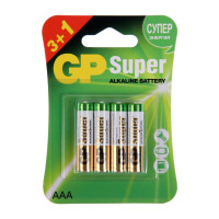   GP Super, AAA, LR03-4BL, 1.5, 3+1 .