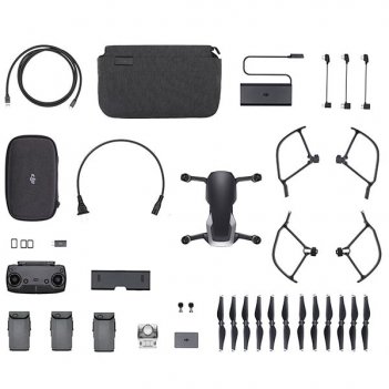  dji mavic air fly more combo (onyx black, )   