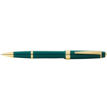 - cross bailey light polished green resin and gold tone