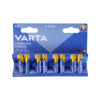   Varta LongLife Power, AA, LR6-8BL, 1.5, , 8 .
