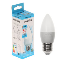  c Smartbuy, E27, C37, 5 , 4000 ,  