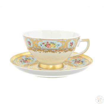    falkenporzellan vienna blue gold (6 )