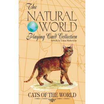  cats of the natural world playing cards