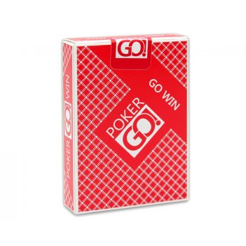   "pokergo" red (poker size, jumbo index)