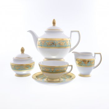   falkenporzellan imperia seladon gold 6  17 