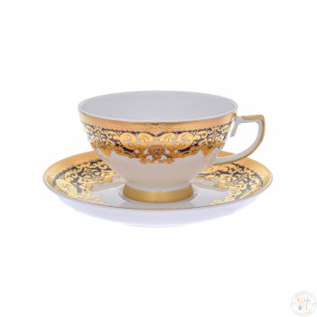    falkenporzellan favola cobalt gold 220(6 )