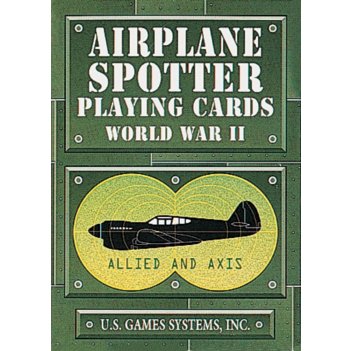  world war ii airplane spotter playing cards