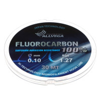   allvega fx fluorocarbon 100%,  0.10 ,  1.27 , 30 , 