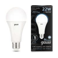   black 22 a70 4100 . . e27 2000 gauss 102502222