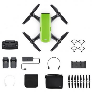  dji spark spark combo (meadow green, )    