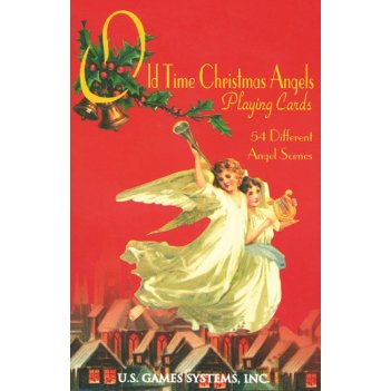  old time christmas angles playing card deck